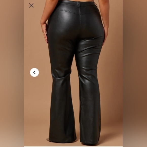 Fashion Nova Faux Leather Pant - Black - Picture 7 of 7